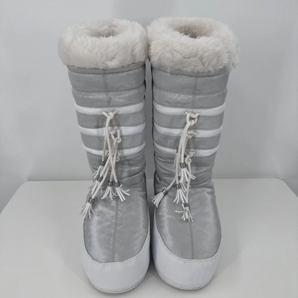 ADIDAS Y2K 90 Winter BOOTS ski Snow CARLO GRUBER fur Platform Shoes W size 6.5‎